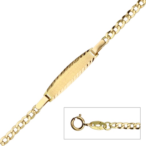 [5402] Pulsera Bebé Chapa Barbada