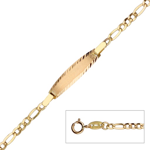 [5936] Pulsera Bebé Chapa 3x1