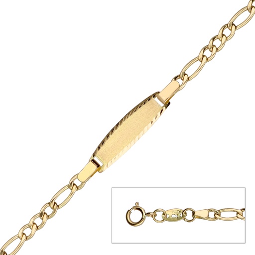 [5833] Pulsera Bebé Chapa 3x1