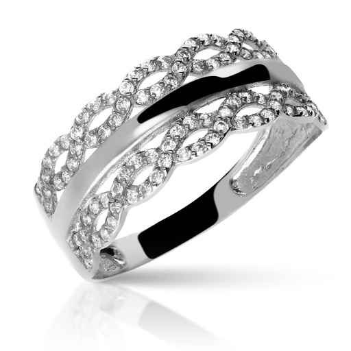 [3394 OBL] Sortija Engaste Oro Blanco