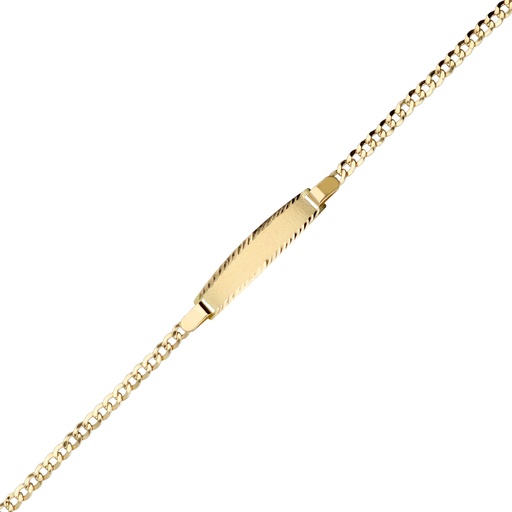 [5414] Pulsera Chapa Lisa