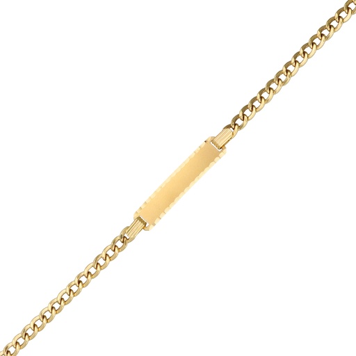 [5636] Pulsera Chapa Lisa