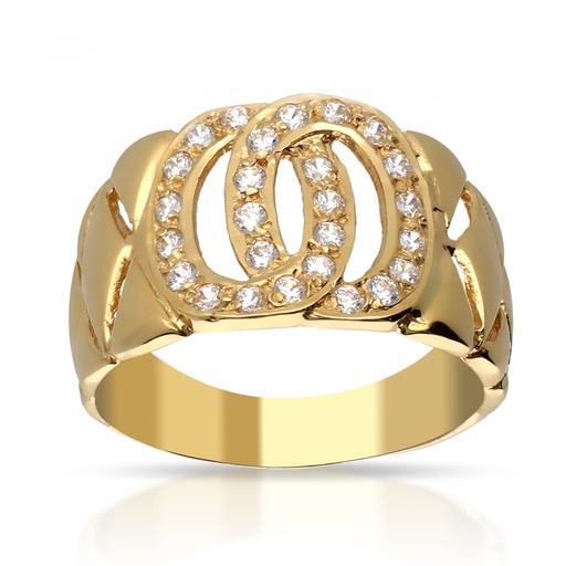 [4180s] Sortija Engaste Oro Amarillo