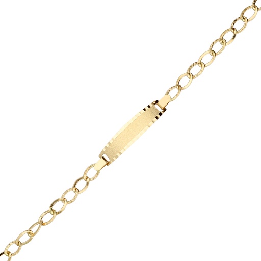 [5638] Pulsera Chapa Lisa