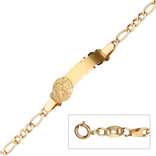 [5708] Pulsera Bebé Chapa Angelito