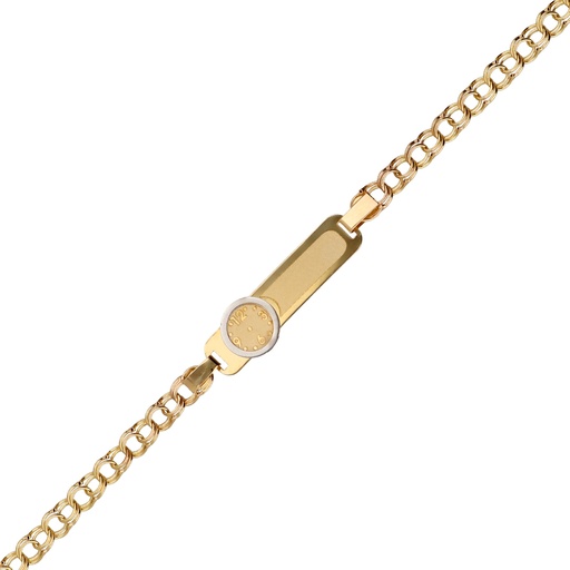 [5101] Pulsera Bebé Chapa Húngara Reloj