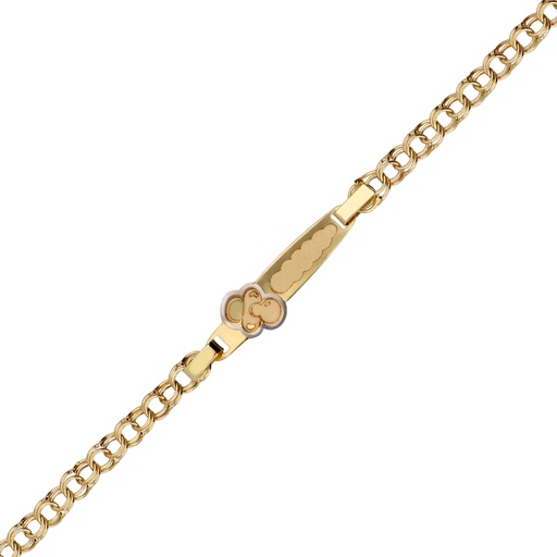 [5108] Pulsera Bebé Chapa Húngara Chupe