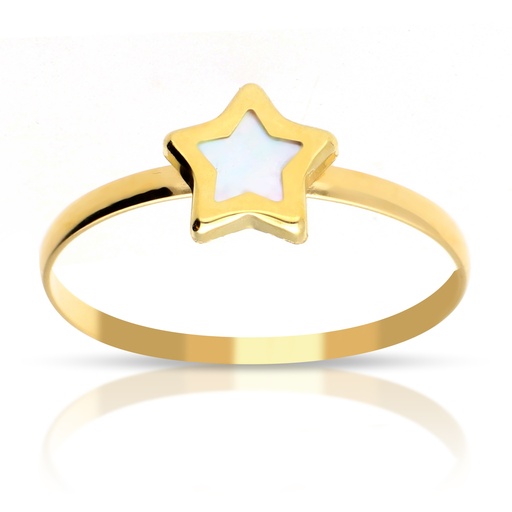 [4309s] Sortija Estrella Nácar