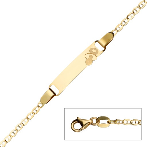 [5873] Pulsera Bebé Chapa Chupe
