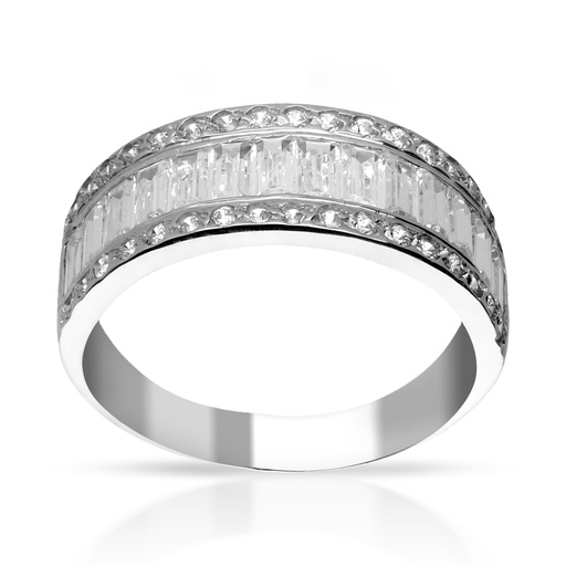 [4615s] Sortija Engaste Oro Blanco