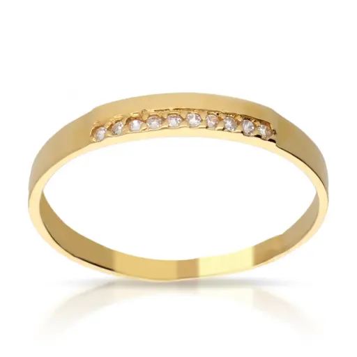 [4065s OA] Sortija Circonitas Oro Amarillo
