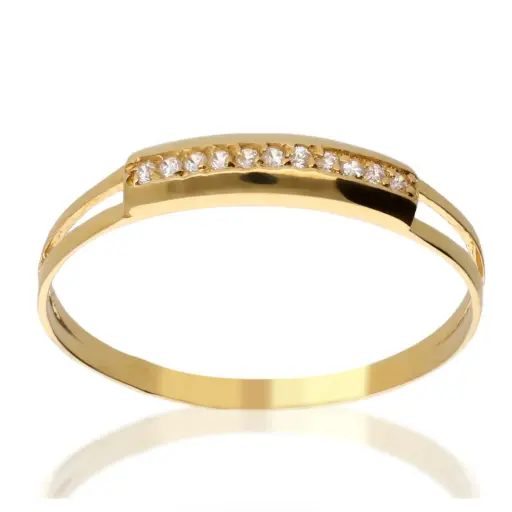 [4287s OA] Sortija Circonitas Oro Amarillo