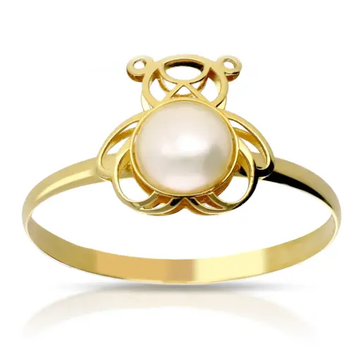 [4092s] Sortija Osito Perla