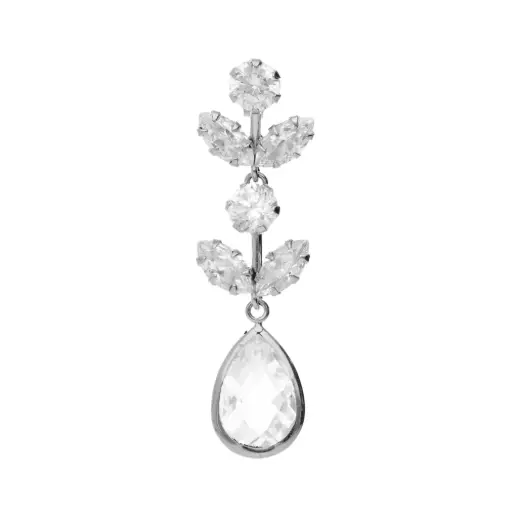 [7371c OBL] Colgante Circonitas Oro Blanco