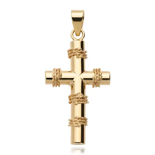 [6074] Cruz Lisa Oval Cuerdas 3.5mm