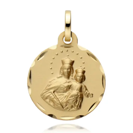 [6454 T] Medalla Virgen Mª Auxiliadora Talla Clásica