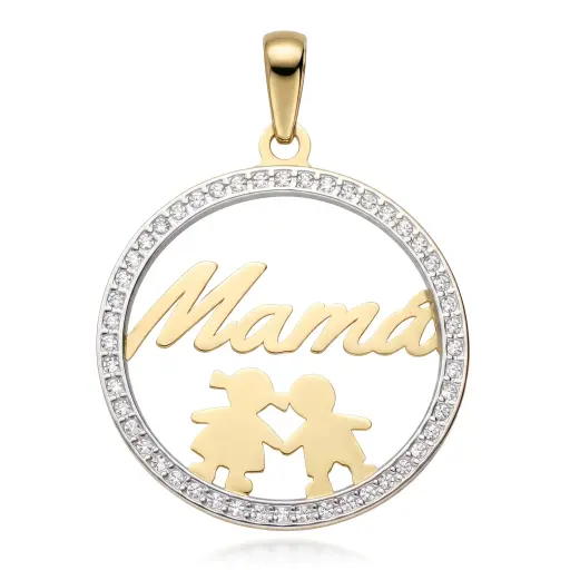 [2249] Colgante Mamá con Niñ@s