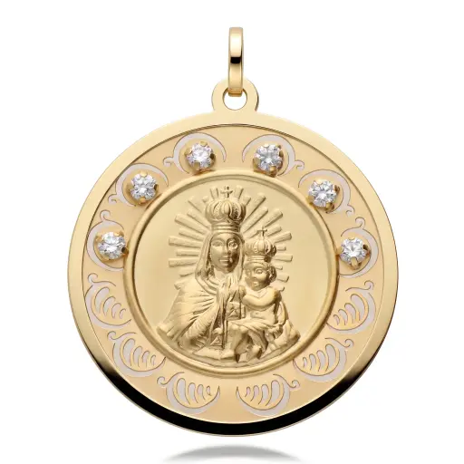 [6383-30] Medalla Virgen del Carmen Circonitas
