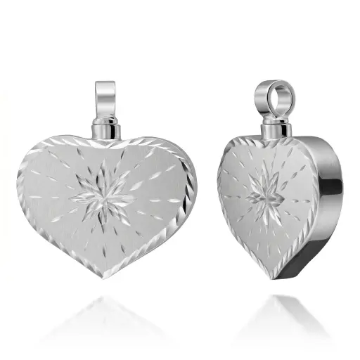 [AG 2646 A] Colgante Fúnebre Corazón
