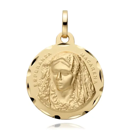 [6643 T] Medalla Virgen de la Macarena Talla
