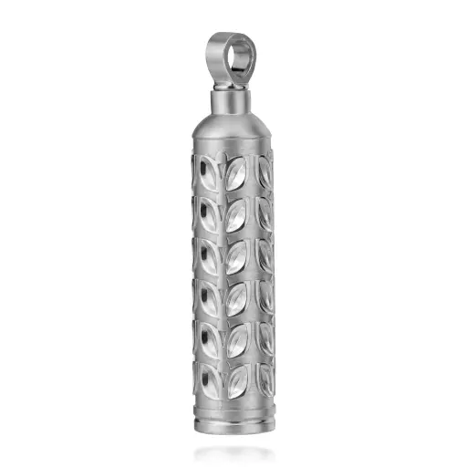 [AG 2648] Colgante Fúnebre Cilíndrico Talla