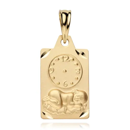 [6020] Medalla Niño Reloj Rectangular