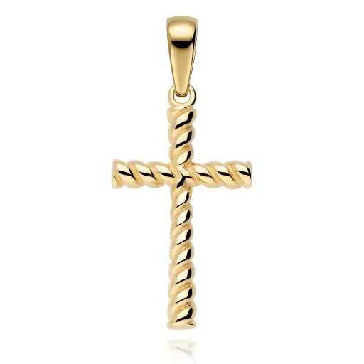 [6687] Cruz Trenza Lisa