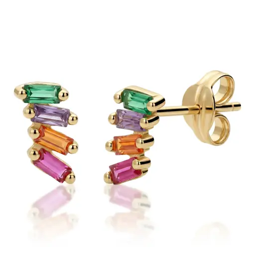 [7224 Color] Pendientes Presión Color