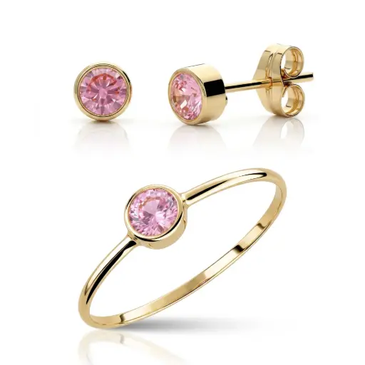 [7017-4 P S Rosa] Juego Presión Rosa